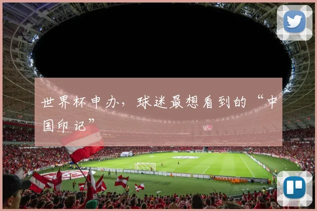 世界杯申办,球迷最想看到的“中国印记”