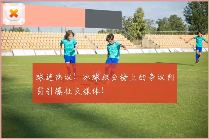 球迷热议！冰球积分榜上的争议判罚引爆社交媒体！